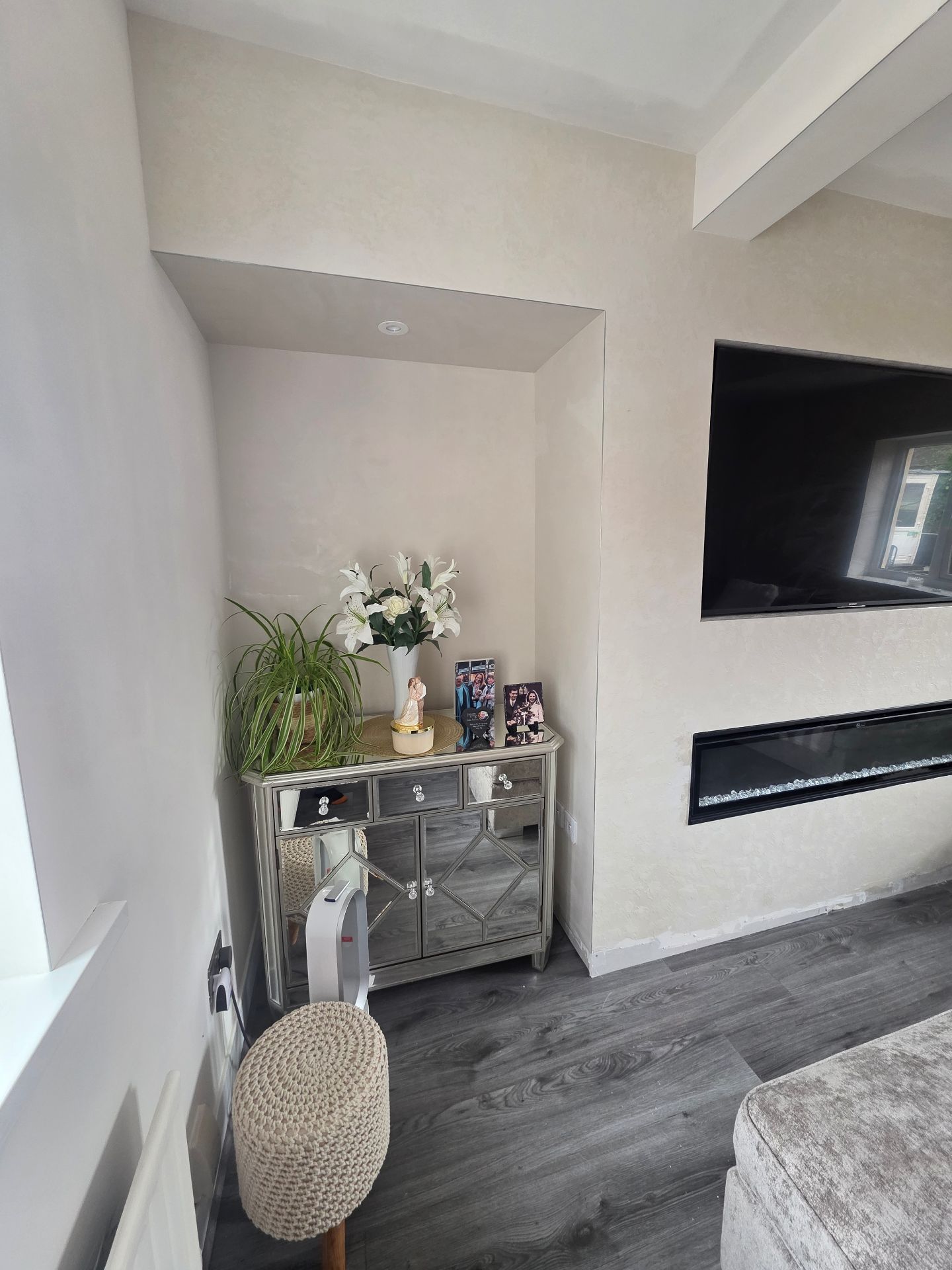 Fresco Harmony Media wall With Room Refresh - Taping and Jointing Newcastle