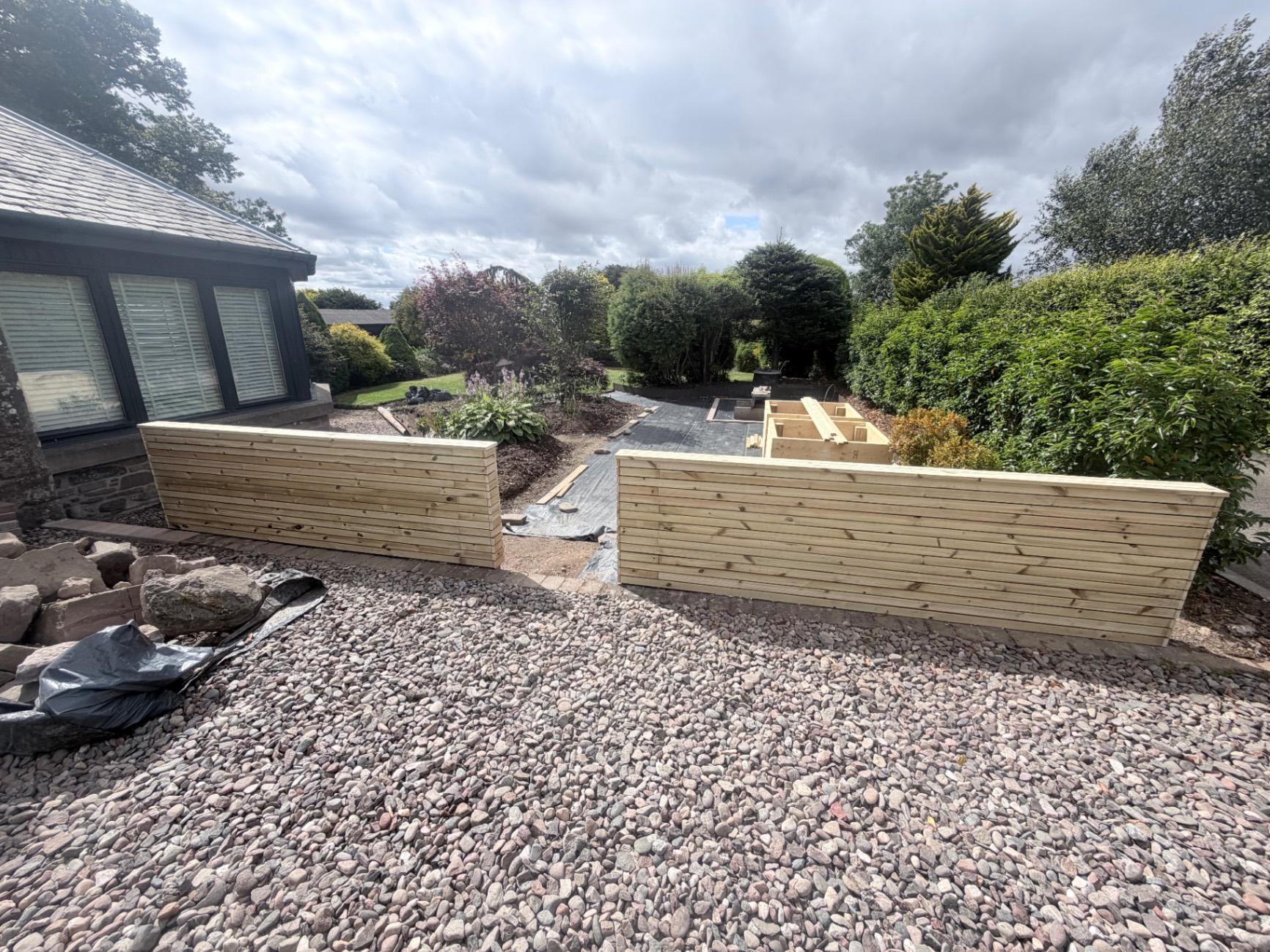Venetian Slatted Fence - City Quay Joinery & Building Services