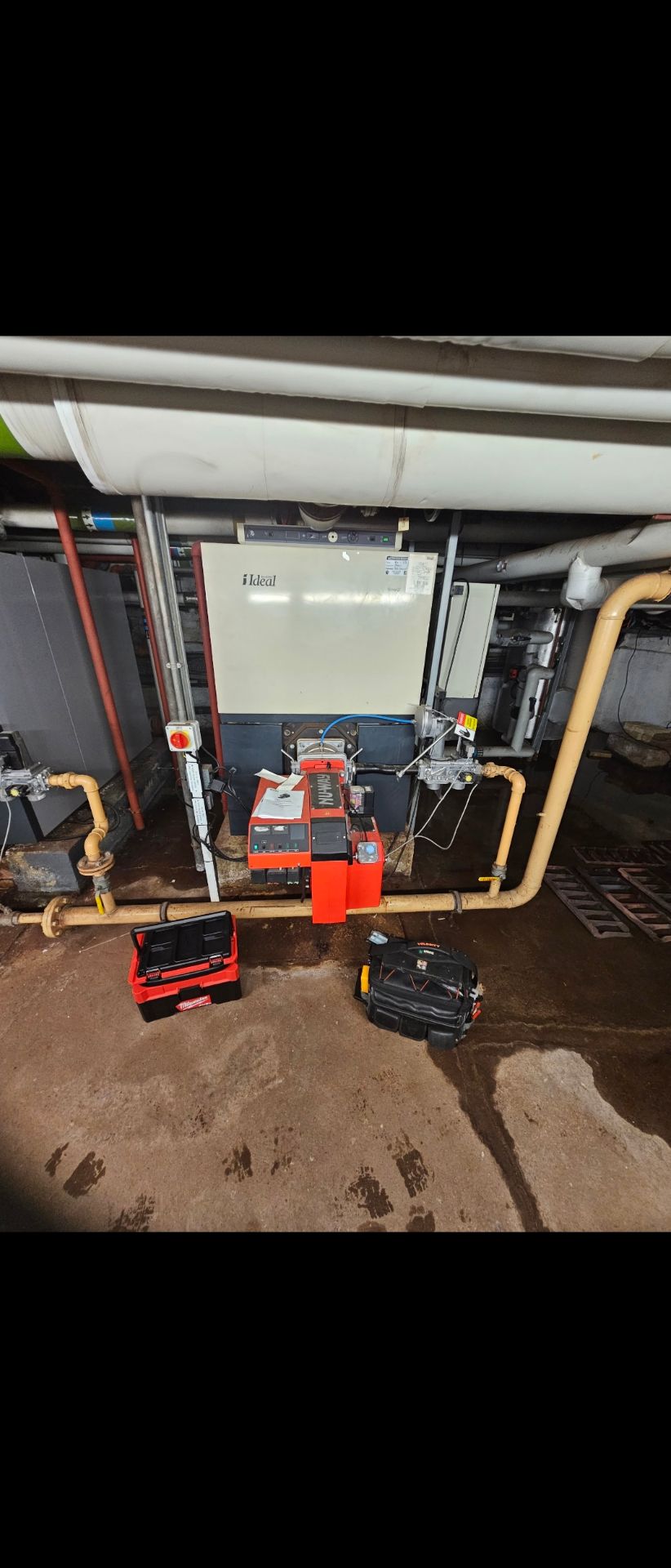 commercial boiler service in a school - The Green Heating Co