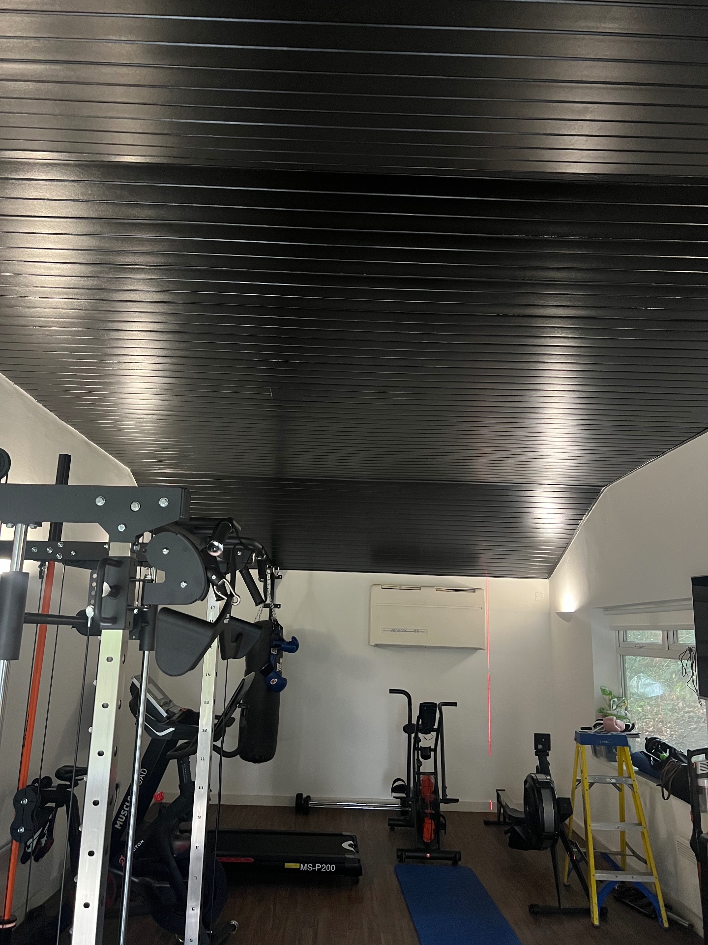  Home gym hexagon lighting  - Bowen electrical