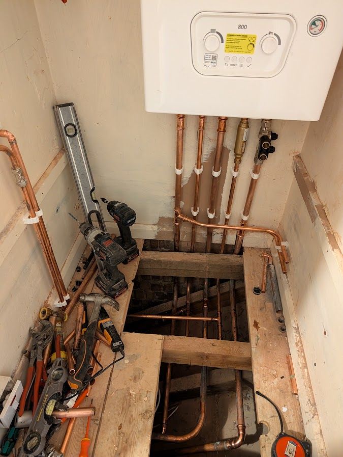 New boiler installation - Nicholas Hall