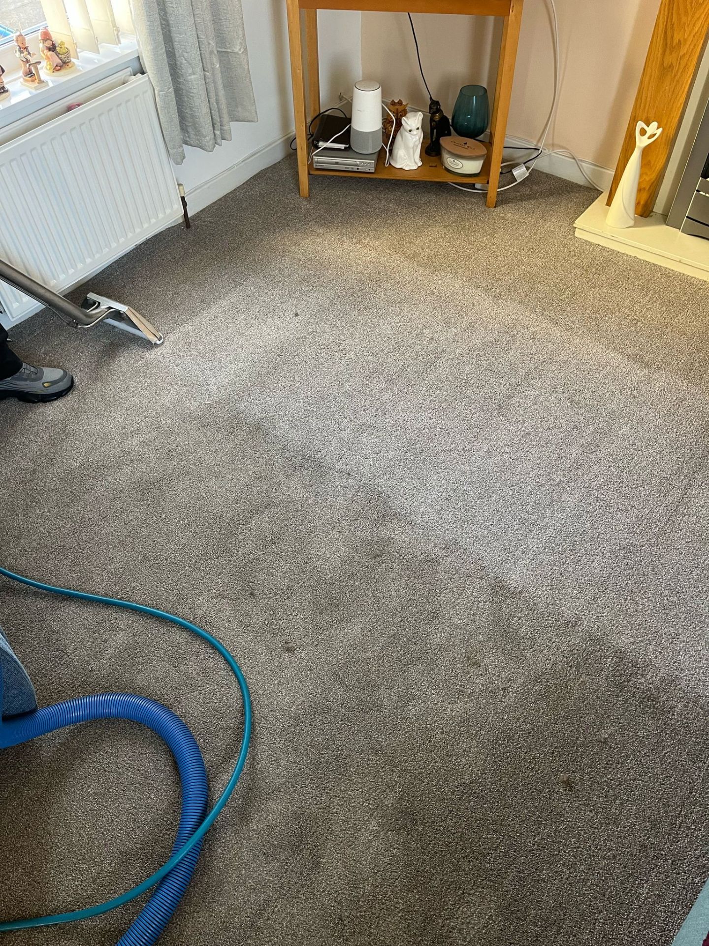 Cleaning a marked living room carpet - Frosty Enterprises Ltd t/a Frostys Cleaning Services