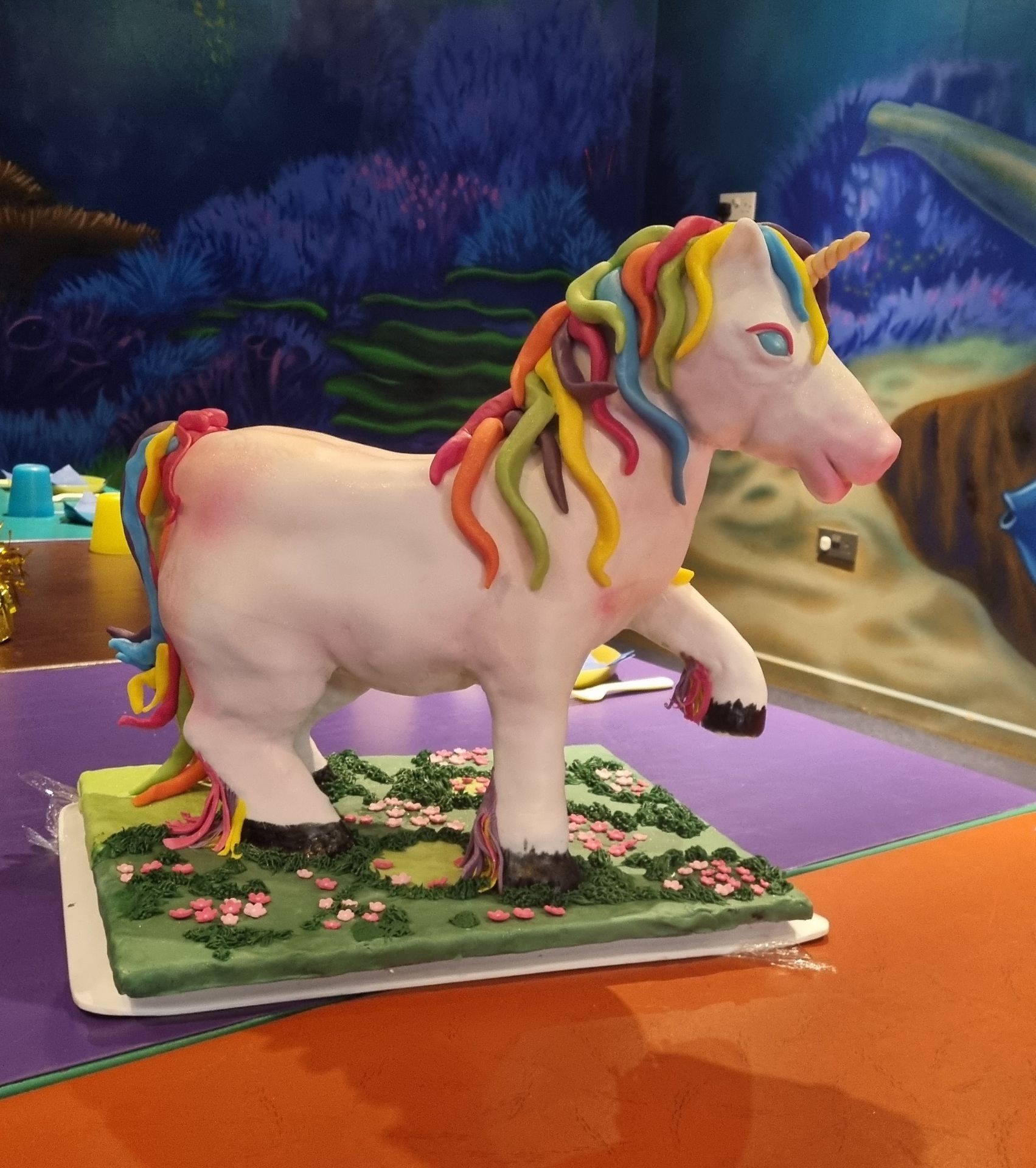 Full Unicorn Cake - Knead Me Harder Bakery
