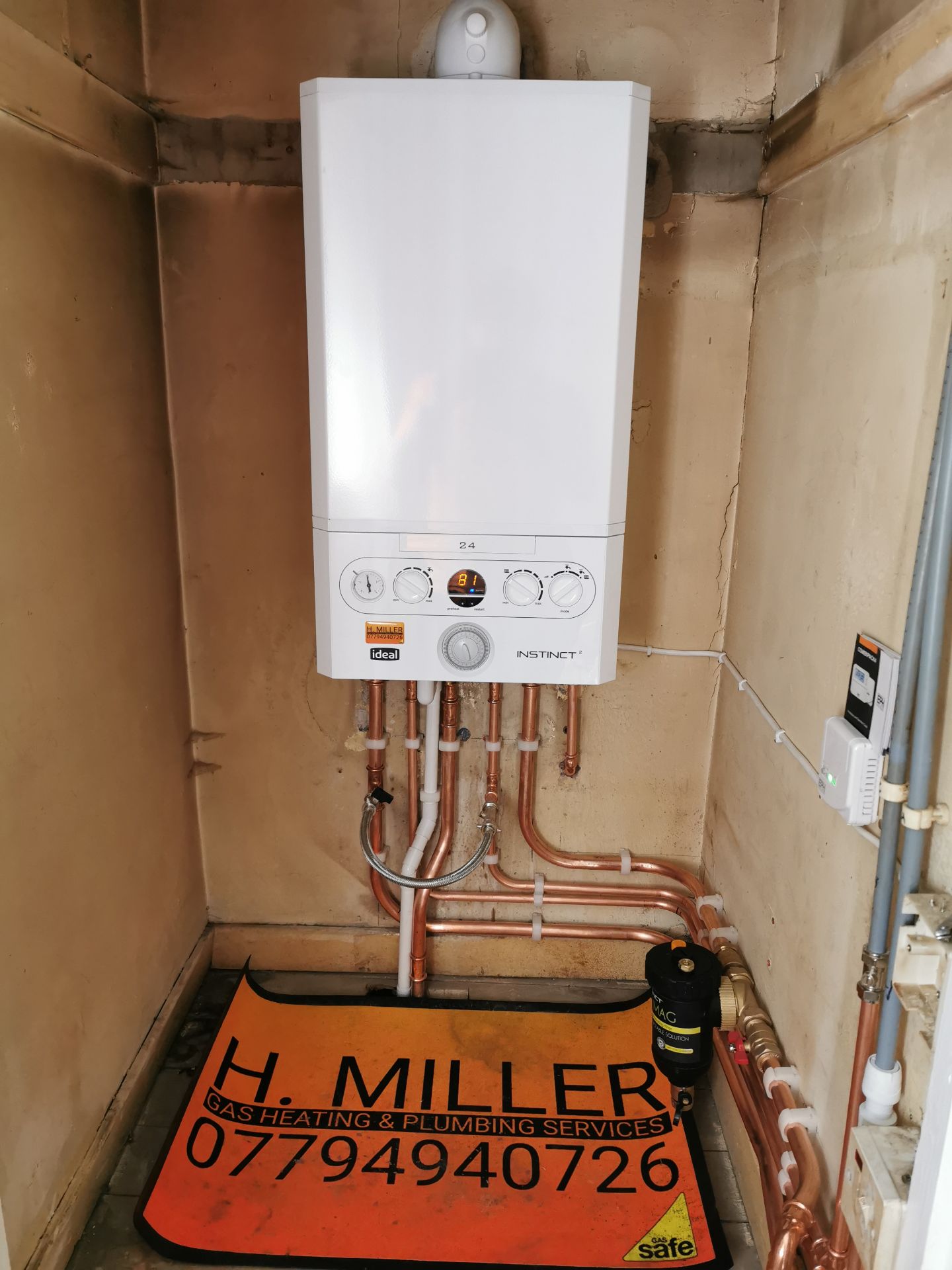 Ideal instinct 2 24kw ( Landlord special ) - H Miller Gas Heating & Plumbing services