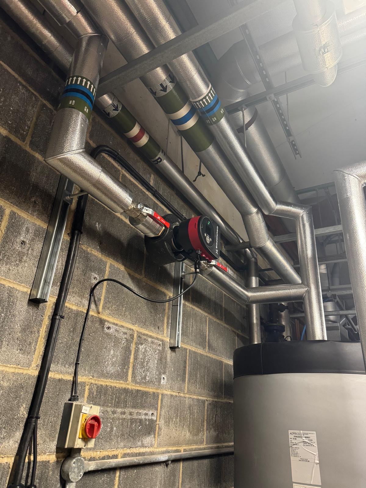 500L Hot Water Calorifier Replacement - Gasmech Services