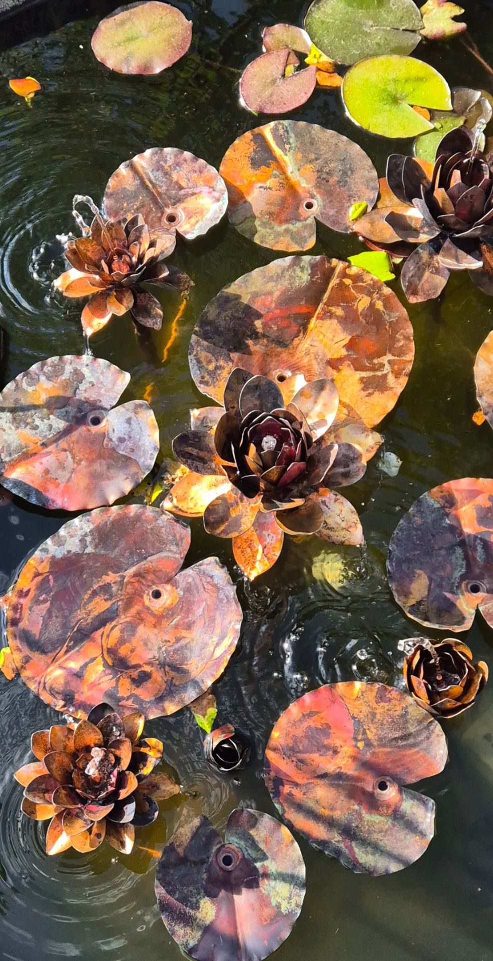 Copper Lily flower - Daniel Groom Design